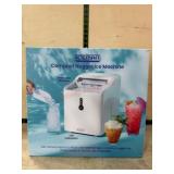 Compact Nugget Ice Machine with LED Indicators