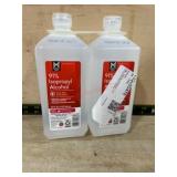 Two Bottles of 91% Isopropyl Alcohol