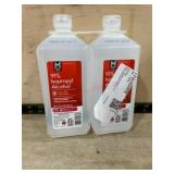Two Bottles of 91% Isopropyl Alcohol