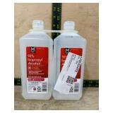 Two Bottles of 91% Isopropyl Alcohol