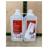 Two Bottles of 91% Isopropyl Alcohol