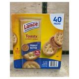 Lance Toasty Peanut Butter Sandwich Crackers, 40 P