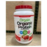 Orgain Plant-Based Protein Powder, Strawberry