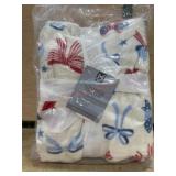 Patriotic-Themed Lounge Throw Blanket