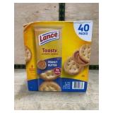Lance Toasty Peanut Butter Sandwich Crackers, 40 P