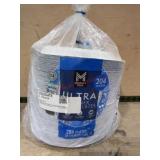 Pack of 204 White Heavy-Duty Disposable Plates