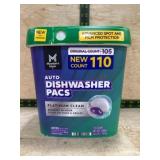 Dishwasher Detergent Tablets, Count 110
