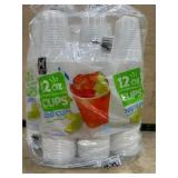 300 Translucent Plastic Cups, 12 oz