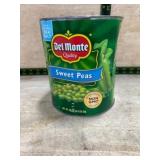 Del Monte Sweet Peas, Non-GMO, 105 oz