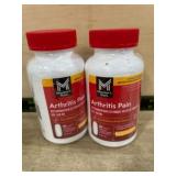 Two Bottles of Arthritis Pain Relief Tablets