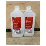 Two Bottles of 91% Isopropyl Alcohol