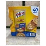 Lance Toasty Peanut Butter Sandwich Crackers, 40 P