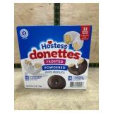 Hostess Frosted Powdered Mini Donuts, 32 Packs