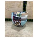 Four Nordic Ware Mini Prep Bowls
