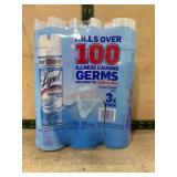 Lysol Disinfectant Spray, Crisp Linen, 3-Pack