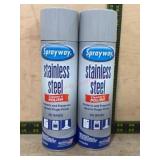 Sprayway Stainless Steel Cleaner and Polish, Set o