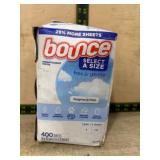 Bounce Free & Gentle Dryer Sheets, 400 Count
