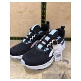 Black and Light Blue Soleus Running Shoes, Size 9
