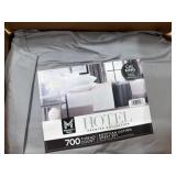 Cal King Gray 700-Thread-Count Sheet Set