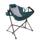 Portable Folding Swing Chair with Frame, Green
