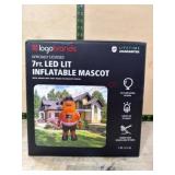 7-Foot LED-Lit Inflatable Mascot