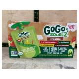 Organic Applesauce Variety Pack, 24 Pouches