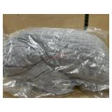 Gray Full-Body Pillow in Plastic Wrap