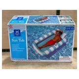 Inflatable Sun Tub Pool Float, 6.7 ft Long