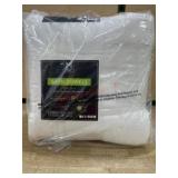 8 White Cotton Bath Towels