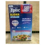 Ziploc Slider Storage Gallon Bags, 120-Count