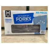 300 Clear Plastic Forks