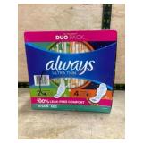 Always Ultra Thin Duo Pack Pads