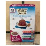 Purina Fancy Feast Seafood Selections Cat Food, 48