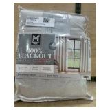 White Blackout Window Panel Pair with Grommets