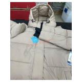 London Fog Hooded Puffer Jacket, Size Large
