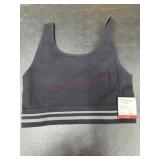 Black Ribbed Crop Tank