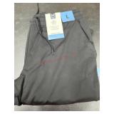 Black Fleece Pants, Size Large