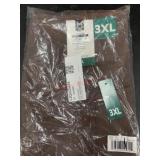 Unisex Brown Scrub Pants, Size 3XL