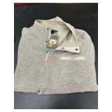 Men's Large Fleece Sweater With Quarter-Zip