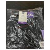 XXL Black Wide Leg Trousers