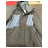 Men's XL Black and Gray Winter Jacket