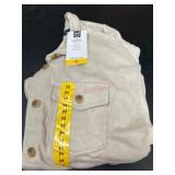 Beige Button-Up Shacket, Size M