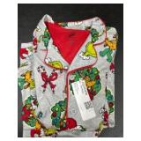 Gray Two-Piece Holiday Pajama Set