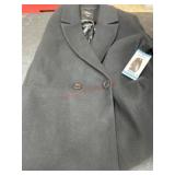 Black DKNY Fashion Coat Size Large