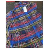 Large Sleeveless Plaid Dress