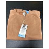 Cotton Crewneck Pullover, Size L