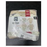 Baby Organic Cotton Bodysuits, 18M, 4-Pack