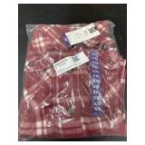 Red Plaid XXL Button-Up Shirt