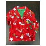 Red Holiday-Themed Children's Pajamas