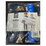 2T Boys 4-Piece Cotton Pajamas Set